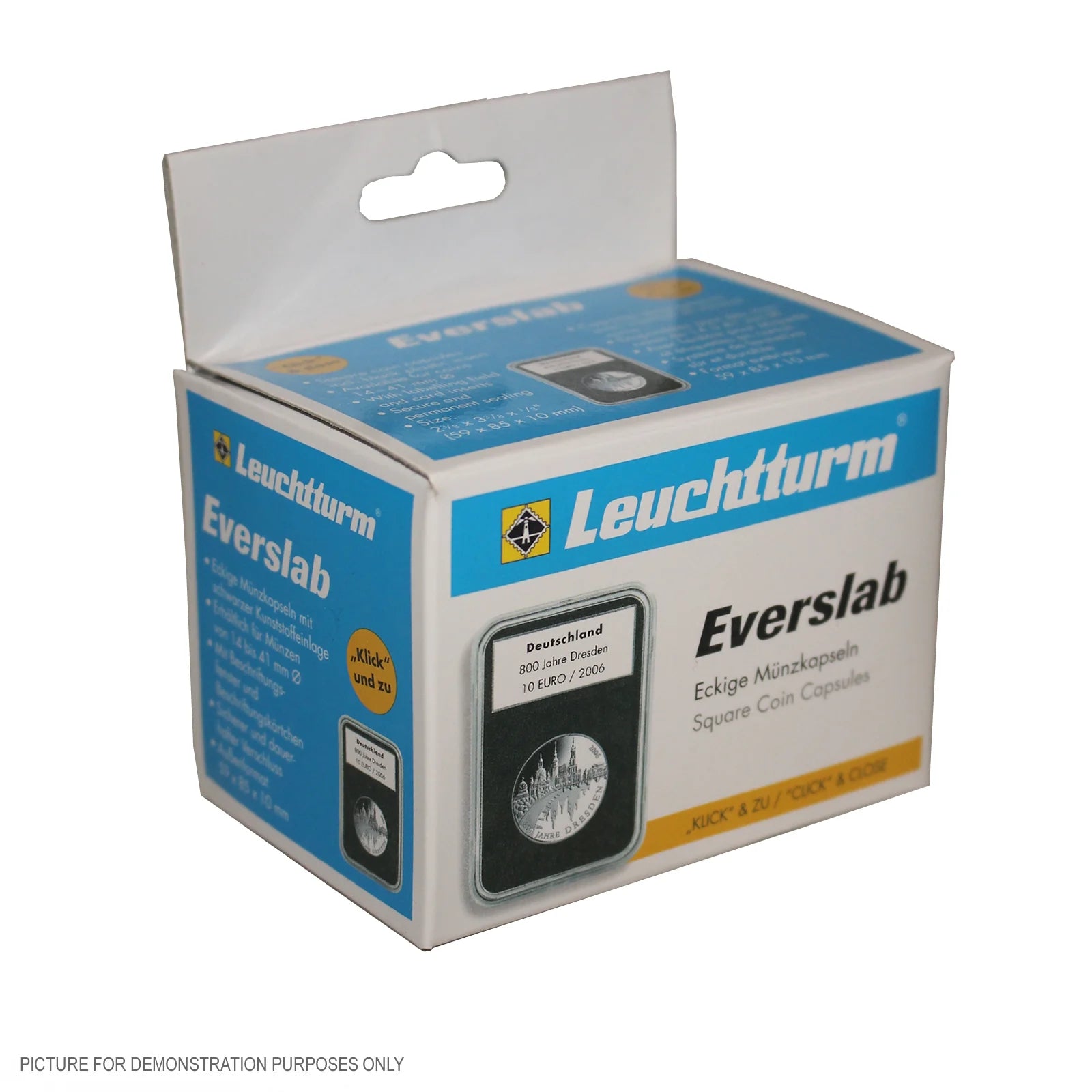 Lighthouse EVERSLAB 31mm Coin Display Slabs - Pack of 5 (Suitable for Australian Pennies)